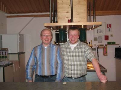 Gute Stimmung auch hinter der Theke