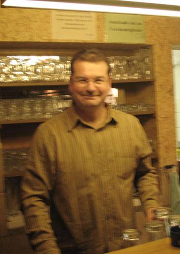 Dank an den Hausherrn Thomas Schwarz