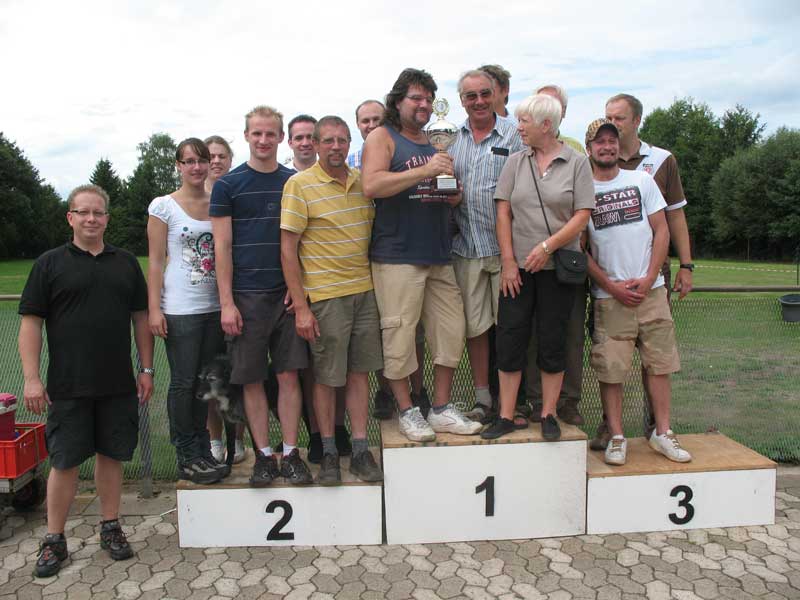 Die Mannschaftssieger beim Boelturnier 2010